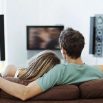 watching tv