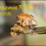 cinnamon roll casserole bake
