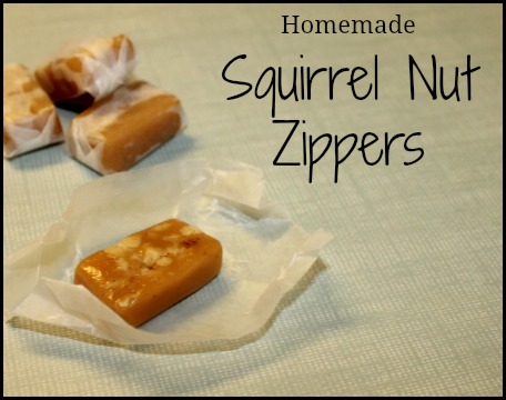 HomeMade Squirrel Nut Zipper Candy #Recipe