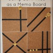 WorkSpace Memo Board using Cork Tiles