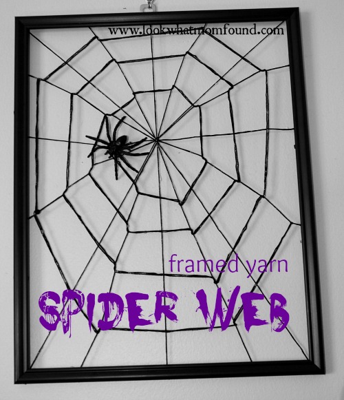 DIY Yarn Spider Web #craft