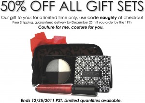 cattiva cosmetics holiday sale 50% off coupon code