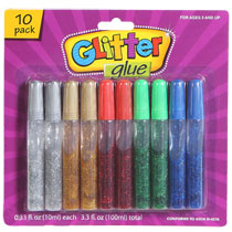 glitter glue school supplies