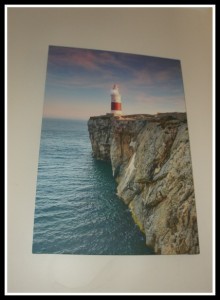 gibraltar lighthouse vertical gallery wrap