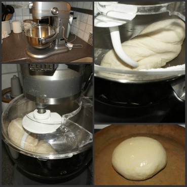 making pizza dough homemade