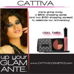 cattiva cosmetics anniversary contest