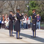 tomb of the unknown soldier, guard change, arlington cemetery, washington dc