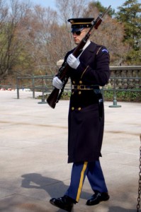 tomb of the unknown soldier, guard change, arlington cemetery, washington dc