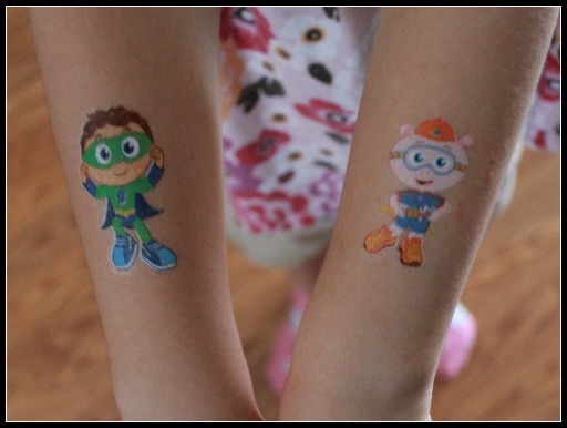 pbs kids ivillage summer reading program super why tattoos