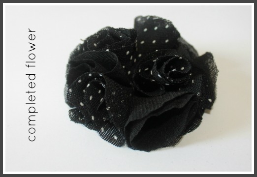 fabric flower headband 
