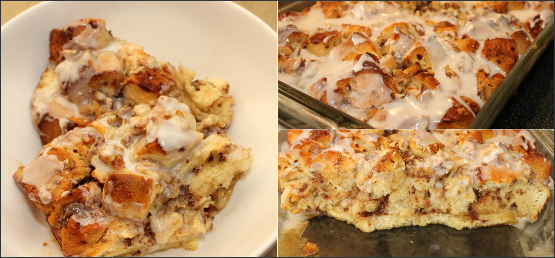 Breakfast Cinnamon Roll Casserole Bake #Recipe