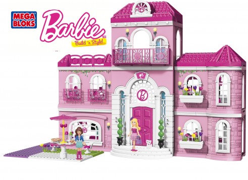 Mega Bloks Barbie Build ‘n Style Luxury Mansion