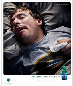 drew brees nyquil spokesperson