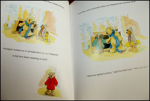 Hooligan Bear Book pages