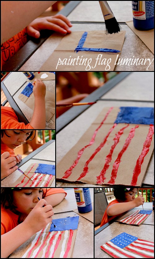Making Flag Luminary