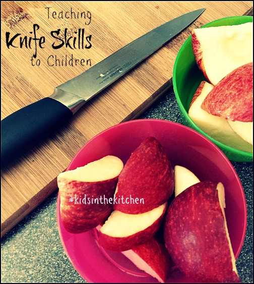 Teaching Knife Skills #kidsinthekitchen