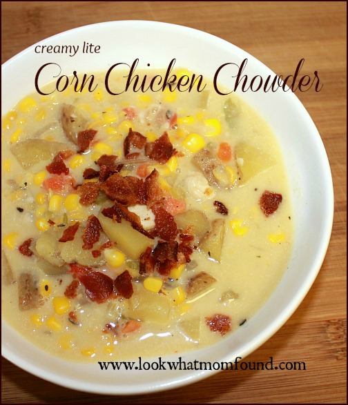 Creamy Corn Chicken Chowder #recipe