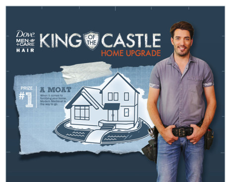 King of the Castle Contest with Jonathan Scott and Dove Men+Care