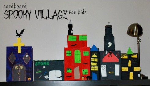 Spooky Village #halloween #craft
