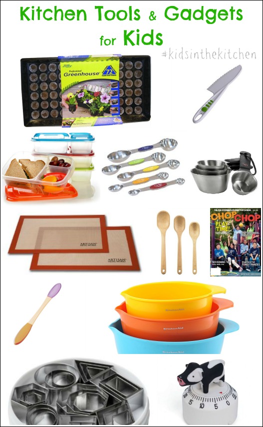 Kitchen Tools and Gadgets for Kids #kidsinthekitchen
