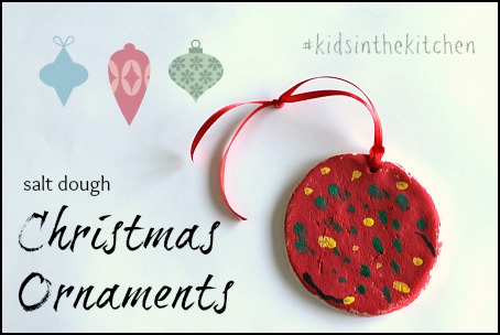 Salt Dough Ornaments #craft #kidsinthekitchen