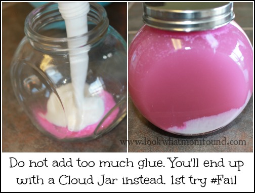 How NOT to make a glitter wish jar
