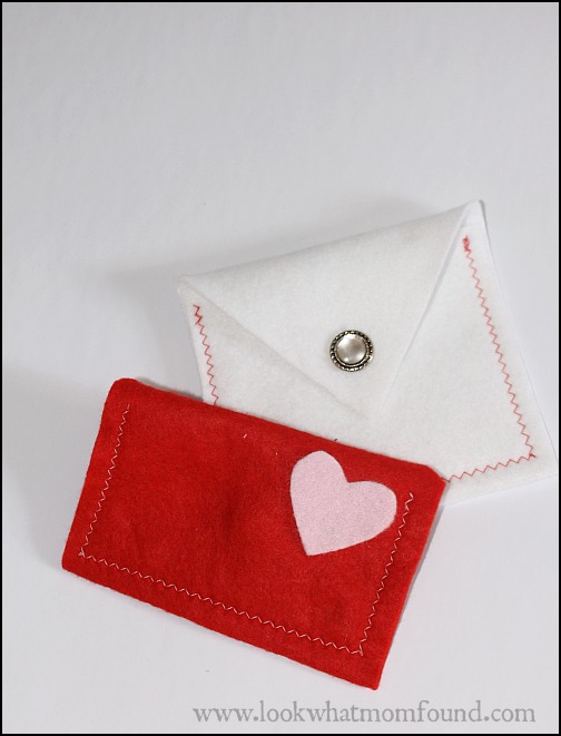 Felt Envelope for Valentines Craft