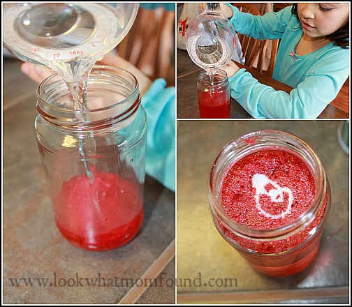 Making a Glitter Wish Jar for Kids #craft