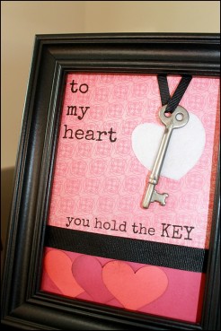 Key to My Heart Valentine Craft