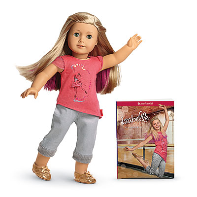 American Girl Doll of 2014 Isabelle Practice Top New! 