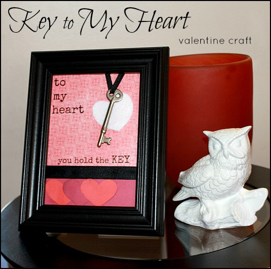 Key to My Heart Valentine Craft