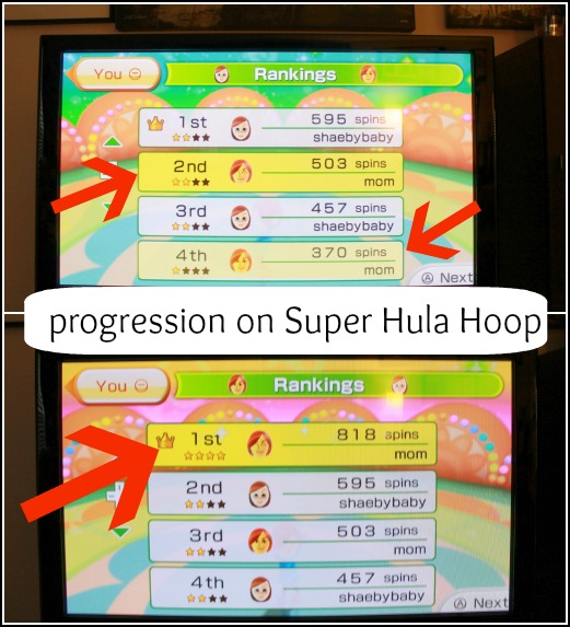 Super Hula Hoop Wii Fit Challenge