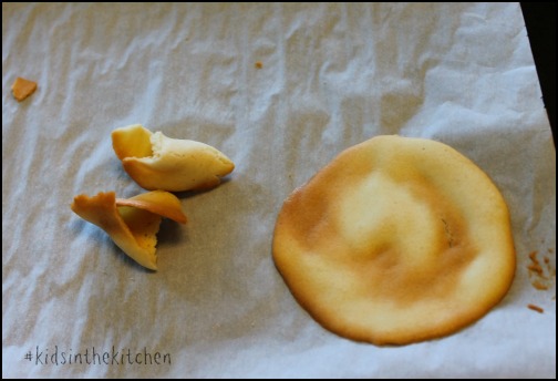 Making Fortune Cookies #kidsinthekitchen