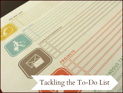 Tackling the To-Do List
