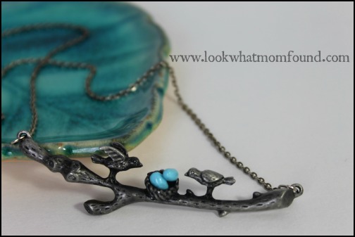 DIY Upcycled Necklace #bird #clay
