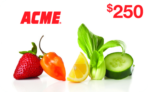 $250 Acme Markets Gift Card Giveaway
