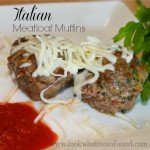 Italian Meatloaf Muffins #recipe #dinner
