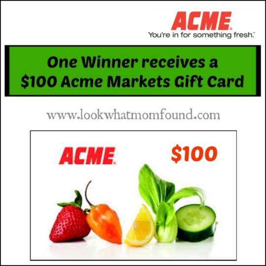 AcmeMarkets $100 GC Giveaway