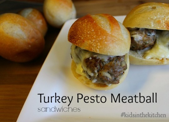 Turkey Pesto Meatballs #recipe #kidsinthekitchen #foodie #cookingwithkids