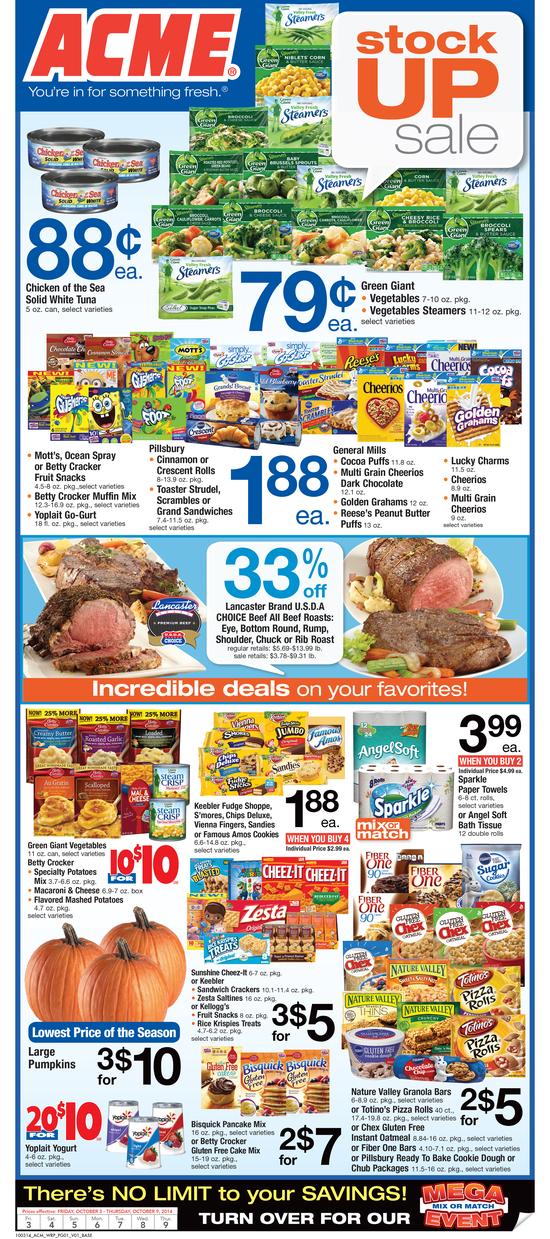 Box Tops for Education Acme #StockUpSale