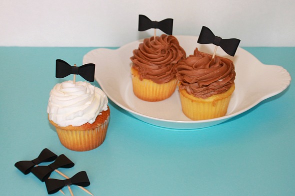 Bow Tie Cupcake Topper Craft, party supplies, party favors, party decor