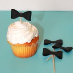 Bow Tie Cupcake Topper Craft, party supplies, party favors, party decor