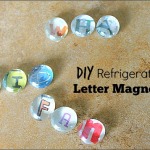 DIY Refrigerator Letter Magnets
