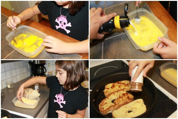 Vanilla Brown Sugar French Toast #kidsinthekitchen