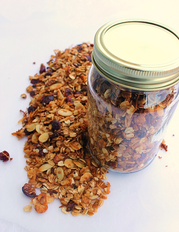 Coconut Almond Cranberry Granola Recipe