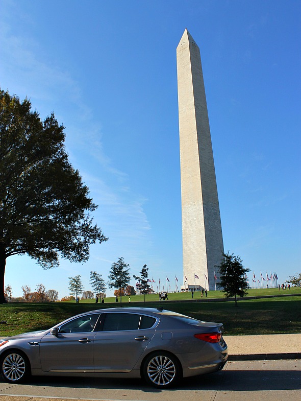 in front of Washington Monument