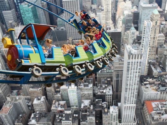 Roller coaster in new york