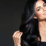 black hair with one white streak