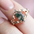 Why Moss Agate Engagement Rings Are the Perfect Symbol of Natural Beauty