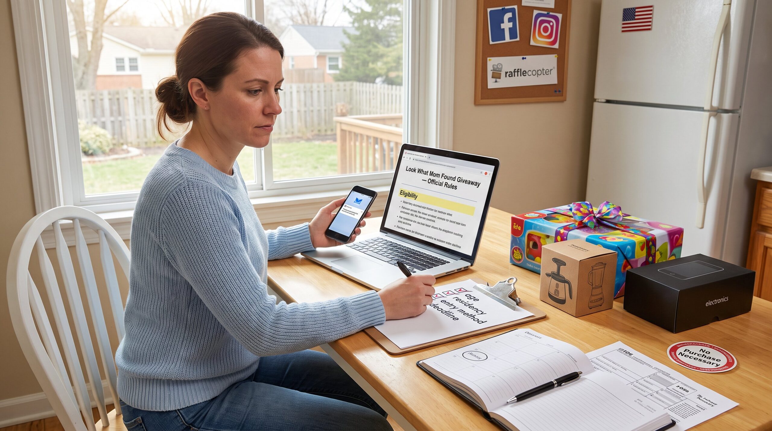 Look What Mom Found Giveaway Eligibility Requirements